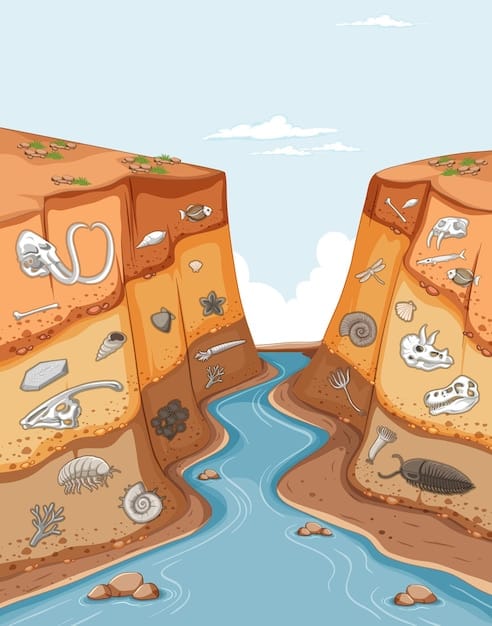 A detailed digital illustration showing overlapping layers of archaeological data, Indigenous oral narrative symbols, and community engagement icons, visually representing the integration of diverse knowledge systems in collaborative archaeological research.