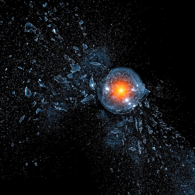 An artistic render of dark matter particles colliding and annihilating in deep space, creating small bursts of energy and detectable particles. The illustration is set against a backdrop of distant galaxies and nebulae to emphasize the cosmic scale of the event related to 'New Insights into Dark Matter: Scientists Detect Faint Signals That Could Solve a Cosmic Mystery'.