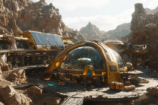A conceptual design of a robotic mining spacecraft equipped with advanced extraction tools, solar panels, and communication systems. The backdrop features a close-up view of an asteroid surface with visible mineral deposits. What are the projected economic benefits of asteroid mining for the US economy by 2040, according to recent studies?