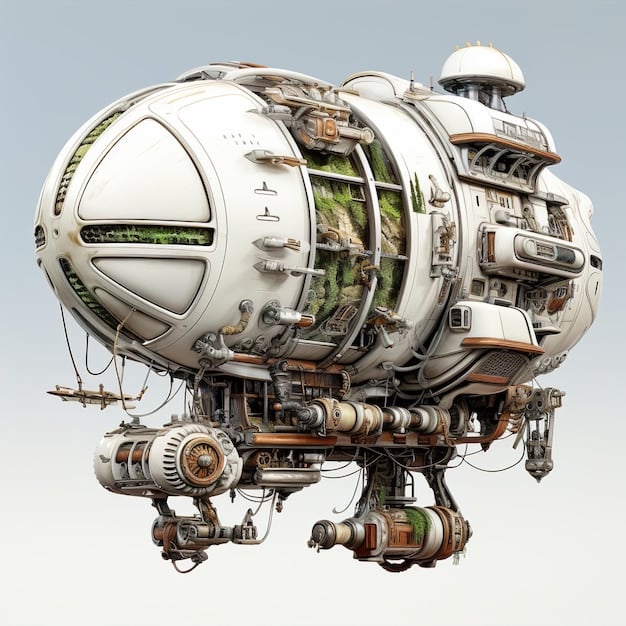A detailed illustration of a reusable spacecraft designed for space tourism, showcasing its advanced engine technology and passenger cabin layout. The illustration highlights the technological advancements driving the industry and the potential for future innovation. This is directly related to What are the potential risks and rewards of investing in space tourism companies in the US, given the projected growth of 20% annually?