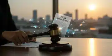 Gavel on '2025 Legislation' document, symbolizing new policy impact