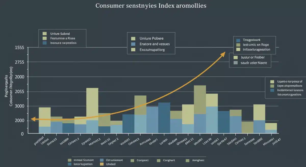 Infographic showing consumer sentiment index anomalies