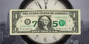 U.S. federal minimum wage $7.25, unchanged since 2009, dollar bill