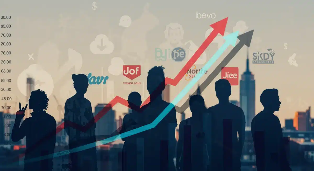 Infographic illustrating financial growth in celebrity brand deals.