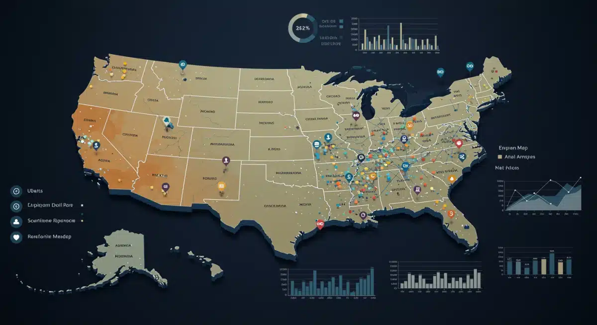 Geographic impact analysis of a recent political policy or trend.