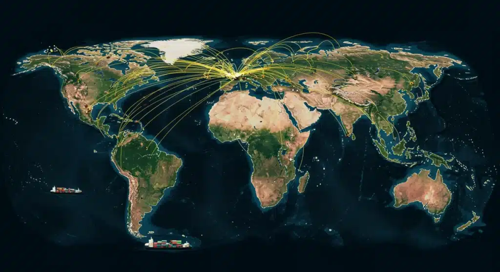 New World Trade Routes: US Economic Influence Explored