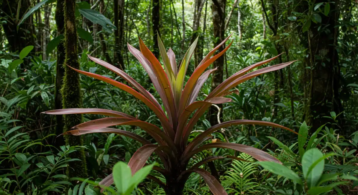 Rare endemic New World plant species in natural habitat