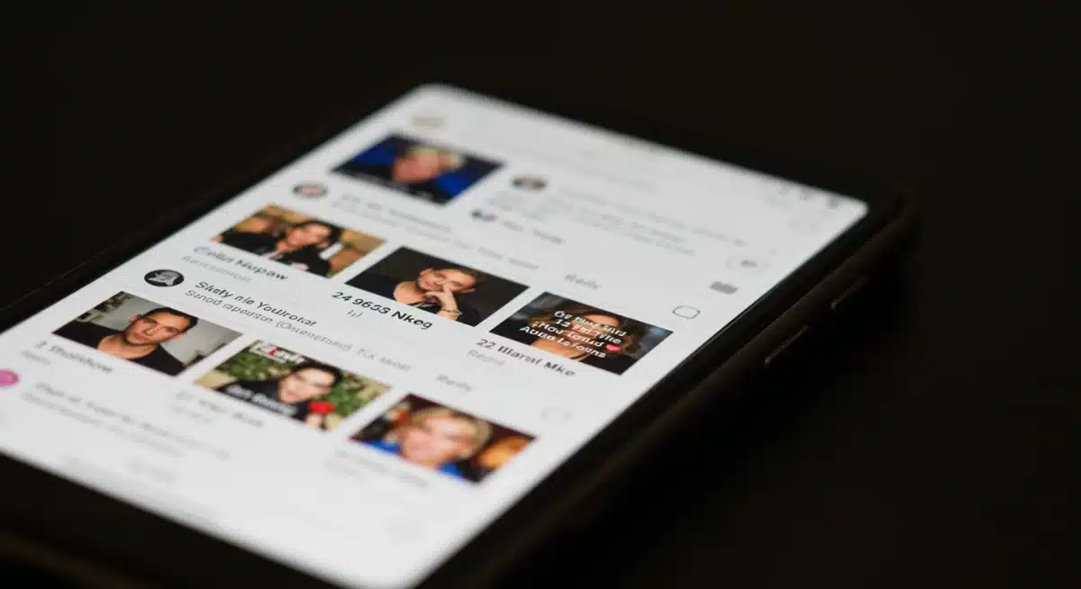 Smartphone displaying social media feeds, highlighting celebrity posts influencing public discourse.